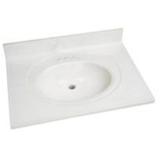Picture of 31 x 22 WHT/WHT Vanity Top