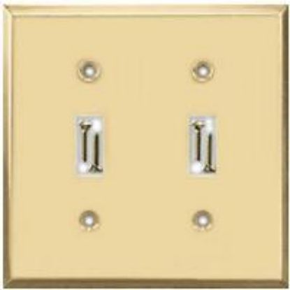 Picture of Wall-Plate 2-Gang Toggle