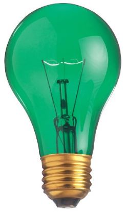 Picture of Light-Bulb A-19 Transparent Green