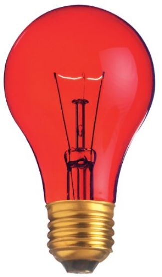 Picture of Light-Bulb A-19 Transparent Red
