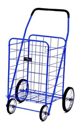 Picture of Jumbo 4-Wheel Shopping-Cart Blue