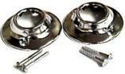 Picture of Stamped Shower-Curtain-Rod Flanges 1" (Pair)
