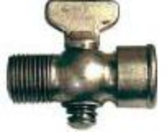 Picture of 1/4 Air-Cock M X F Tee Handle 5/32 Port Spring-Bottom 80 Psi