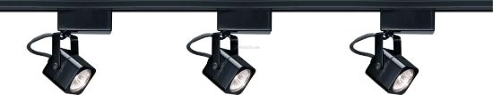 Picture of MR-16 Black Square Track-Light-Kit