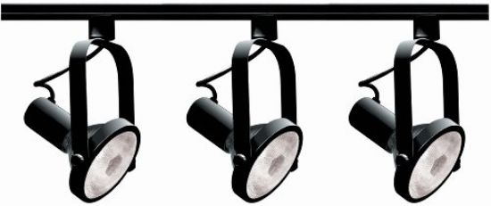 Picture of PAR-30 Black Gimbal-Ring Track-Light-Kit