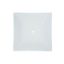 Picture of White Square Bent Glass 14"