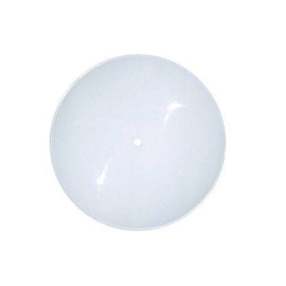 Picture of White Round Bent Glass 13"