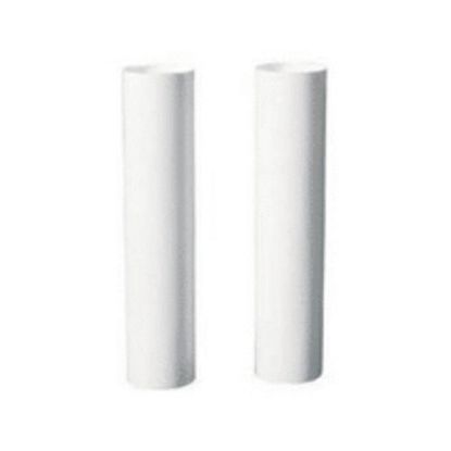 Picture of 2 - 4" White Plastic Candelabra Candle Covers