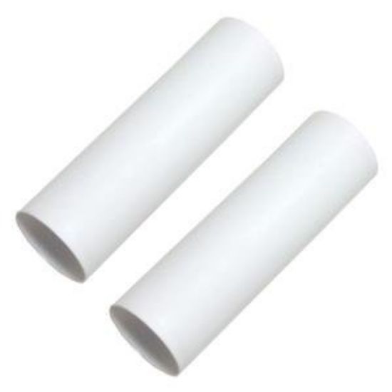 Picture of 2 - 4" White Plastic Edison Candle Covers