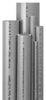 Picture of Schedule-40 Plastic-Pipe PVC-Material 1/2"