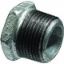 Picture of Galvanized-Plumbing Malleable-Iron Galvanized-Finish 1-1/2" X 1/2" Hex-Bushing