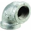 Picture of Galvanized-Plumbing Malleable-Iron Galvanized-Finish Elbow 90° 1/2"