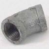 Picture of Galvanized-Plumbing Malleable-Iron Galvanized-Finish Elbow 45° - 1-1/2"