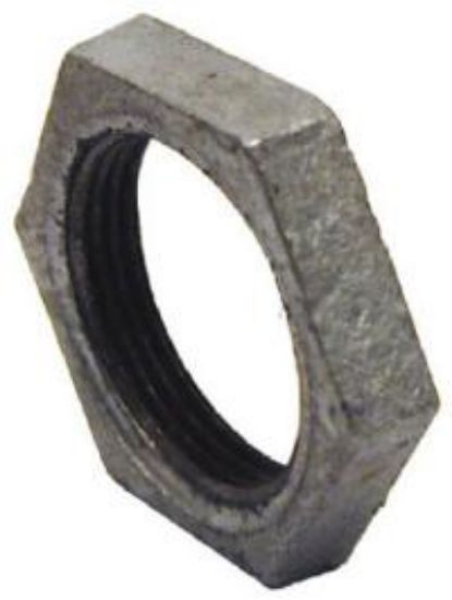 Picture of Galvanized Steel Hex Lock-Nut 3/4"