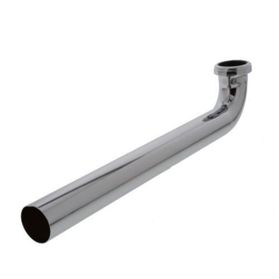 Picture of Tubular-brass Waste-bend Slip-joint Chrome-plated 1-1/2" X 15"