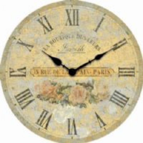 Picture of Boutique Flowers Clock