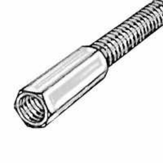 Picture of Rod-Coupling Coupling-Nut Threaded-Rod Mild-Steel 3/8"-16
