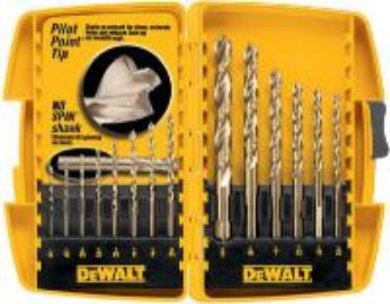 Picture of 14-piece Pilot-point Drill-bit-set 1/16":3/8"
