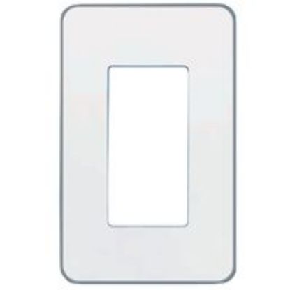 Picture of Screw-less 1-gang White Wall-Plate