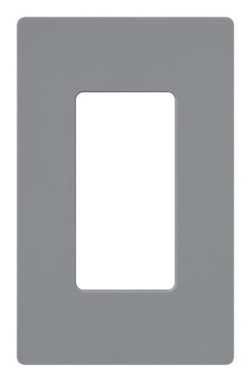 Picture of Screw-Less Single Gang Gray Wall-Plate
