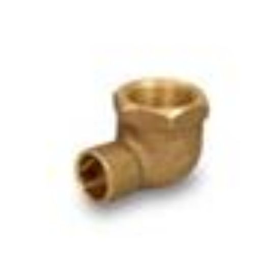 Picture of Cast-brass 90°-elbow C X F 1" X 1/2"