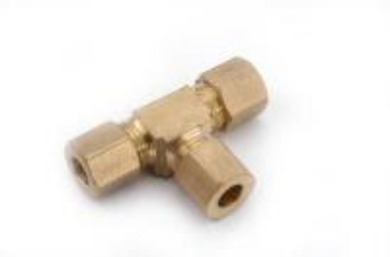 Picture of Compression-tee Brass Cmp X Cmp X Cmp 3/8"