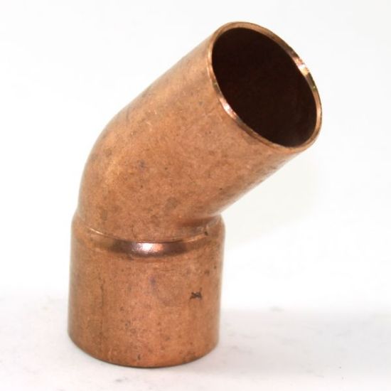 Picture of 4 Copper 45°-Elbow Street-Type Ftg X C