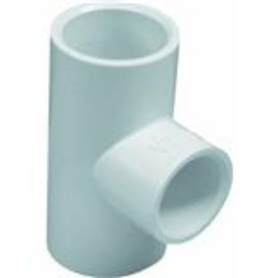 Picture of PVC-Plumbing Schedule-40 1 X 1 X 3/4" Reducing-Tee S X S X S