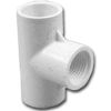 Picture of 1" PVC Schedule-40 Straight-Tee S x S x FPT