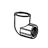 Picture of 1 X 3/4" 90°-Elbow S X FPT Schedule-40 PVC