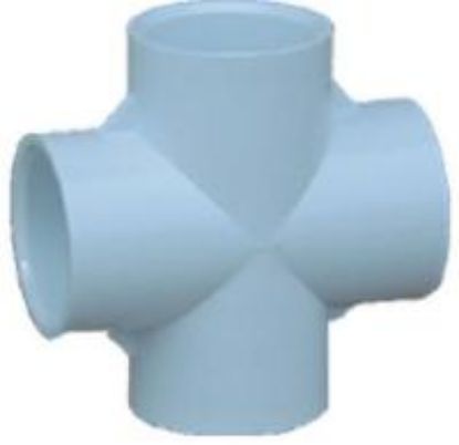Picture of PVC-Plumbing Schedule-40 2 CROSS S X S X S X S