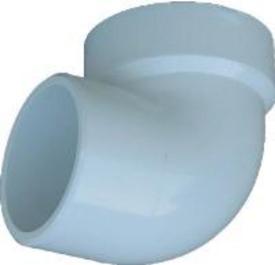 Picture of PVC-Plumbing Schedule-40 DWV-Rated 1-1/2" Quarter-Bend STREET