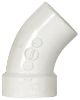 Picture of PVC-Plumbing Schedule-40 DWV-Rated 1-1/2" Eighth-Bend STREET