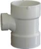 Picture of PVC-Plumbing Schedule-40 DWV-Rated 4" x 4" X 2 Sanitary-Tee REDUCING