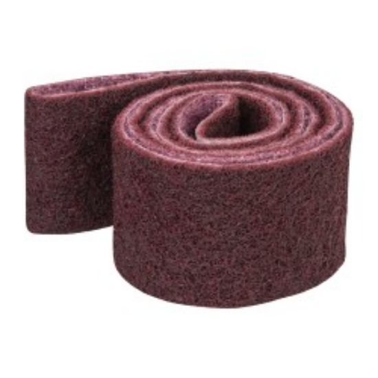 Picture of Surface-Conditioning-Belt Maroon Aluminum-Oxide Medium-Grit 2" x