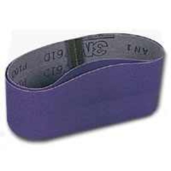 Picture of Resin-Bond Cloth Sanding-Belt Purple P50Y 3" x 18"