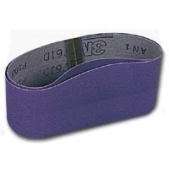 Picture of Resin-Bond Cloth Sanding-Belt Purple P100Y 3" x 18"