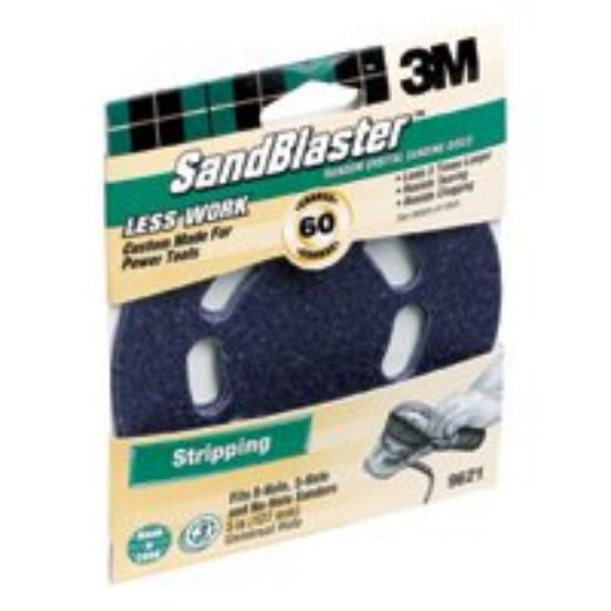 Picture of Sanding-Disc 60-Grit Coarse Hook-&-Loop Universal Hole 5"