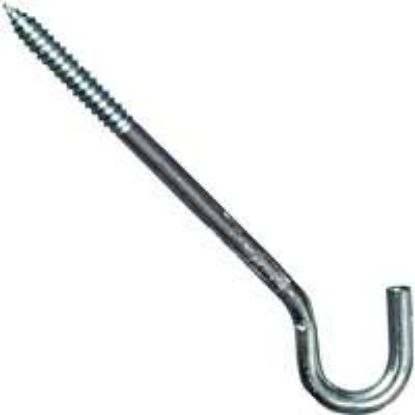 Picture of Screw-Hook Zinc-Plated 3/8" x 8"