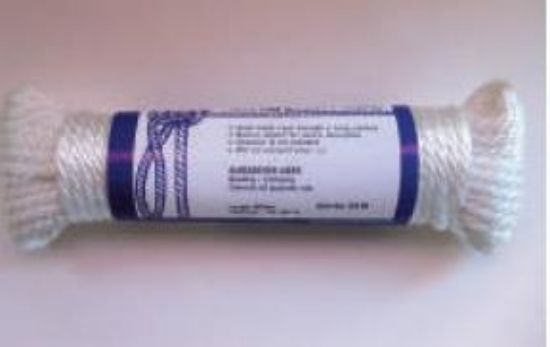 Picture of Nylon-Rope Solid-Braid White #8