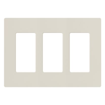 Picture of Screw-Less 3-Gang Satin Wall-Plate