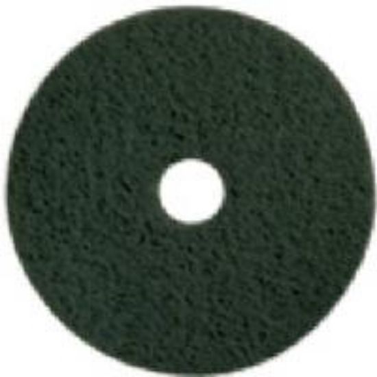 Picture of Floor-Maintenance-Pad Nylon 17" x 1" - Green (Floor Scrubbing & Routine Cleaning)