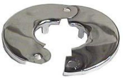 Picture of Pipe-Escutcheon 1-1/2" Copper Floor-&-Ceiling Less-Spring Chrome-Plated
