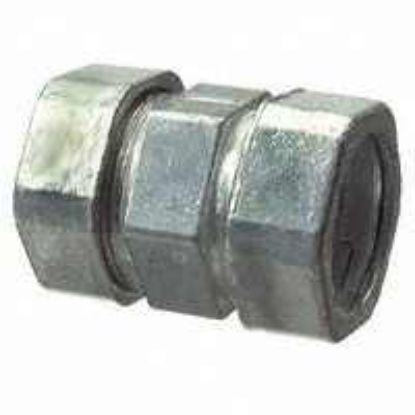 Picture of EMT-Coupling Compression Concrete-Tight Die-Cast-Zinc 1-1/4"