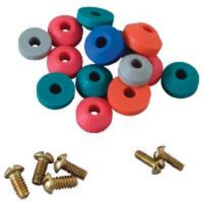 Picture of Beveled-Faucet-Washer Assortment With-Screws 14Pk