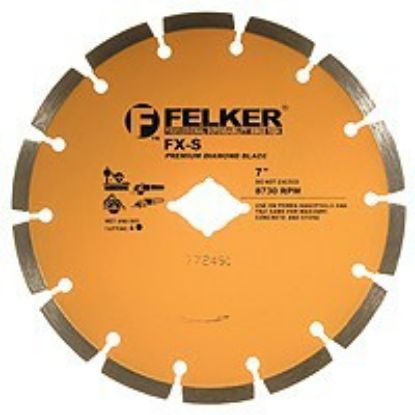 Picture of FX-S 10"(254) x 0.095" x DM -7/8" x 5/8" B Multi-Purpose Diamond-Abrasive Circular-Sawblade
