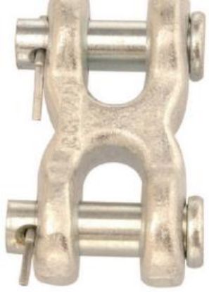 Picture of 3/8" Blue Double Clevis