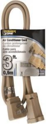 Picture of Extension-Cord Right-Angle Plug PVC Jacket 3' Beige 125-Volt 15-Amp