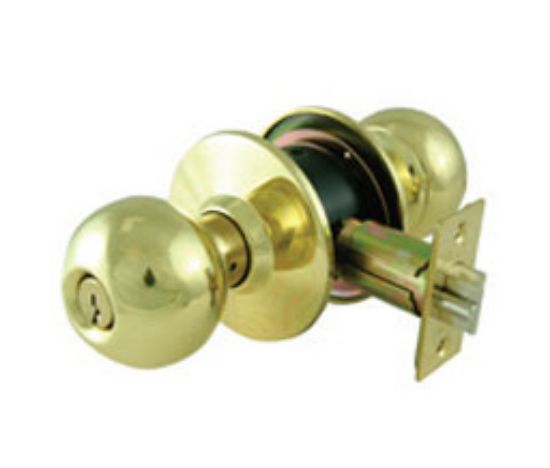 Picture of Passage-Lock Polished-Brass Grade-2