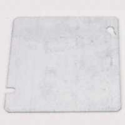 Picture of Electrical-Box-Cover Square Steel Flat Blank 4-11/16"